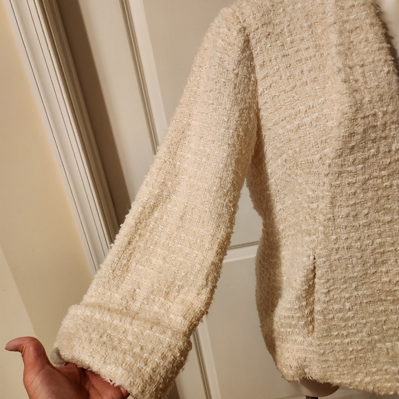 Etcetera size 4 cream coat - Picture 7 of 8